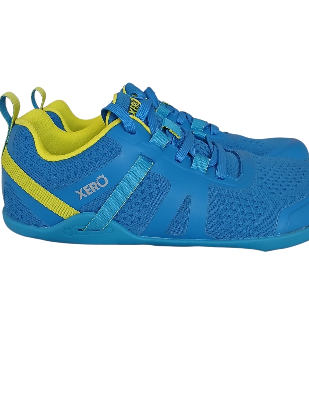 NEW XERO Prio Neo Barefoot Zero Drop Shoes in Scuba/Yellow Women's 7 Foot Shape
